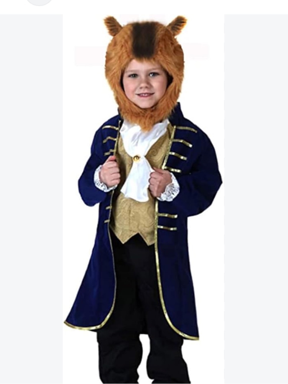 50%offw❤️ NWOT Beauty Beast Prince Colonial Costume 2T